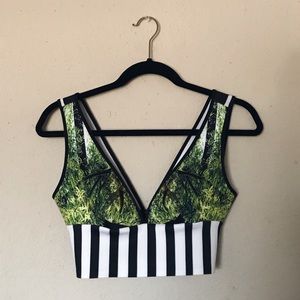 NWOT Clover Canyon Bamboo Crop Top